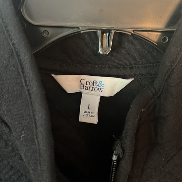 Croft & Barrow Black Vest NWT - Picture 2 of 5